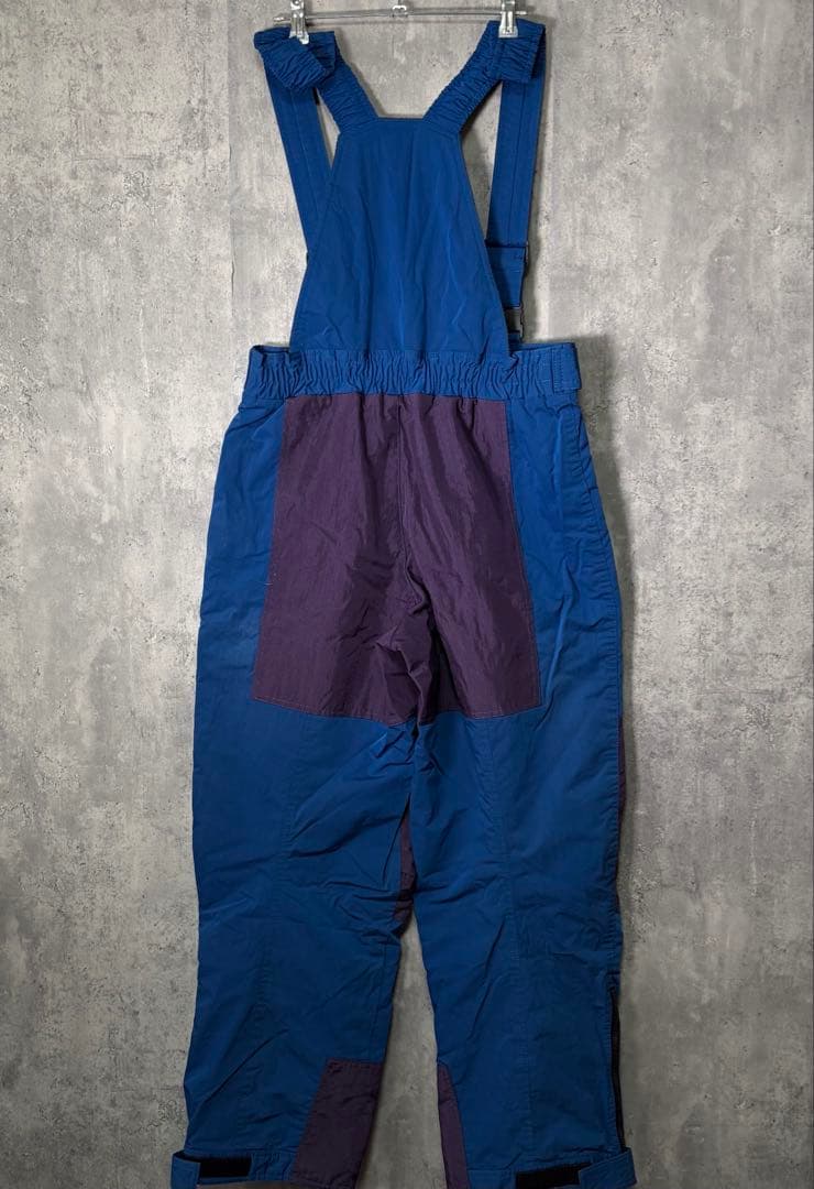 希少 FABLICE 大きめレトロ スキーウェア 上下3点セット 青