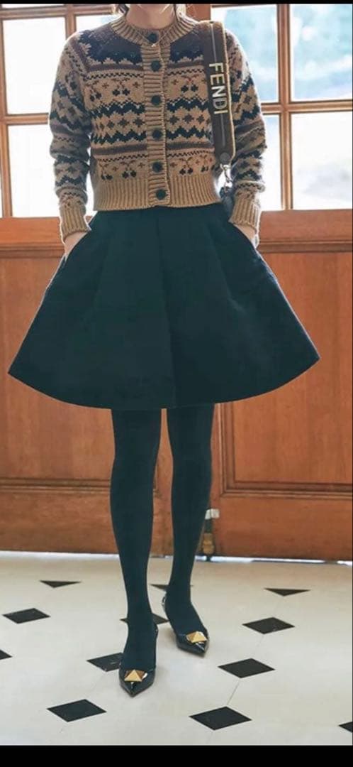 SEVEN TEN セブンテン ハイウエストフレアキュロット