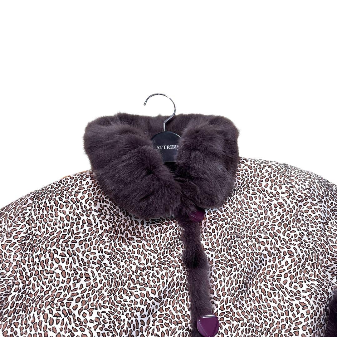 valentino リス リバーシブル ロングコート アニマル XL レディース