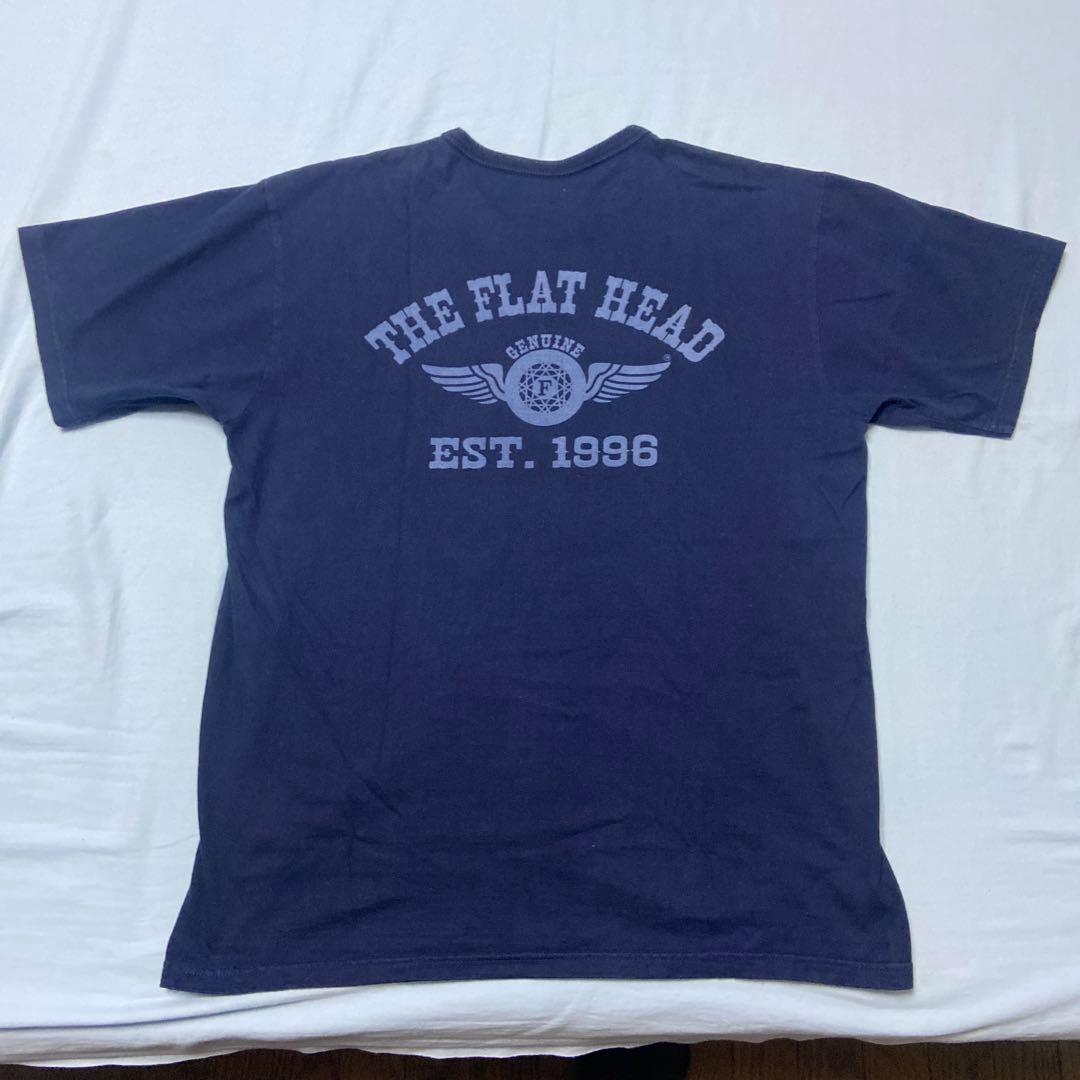 THE FLAT HEAD Tシャツ ネイビー44
