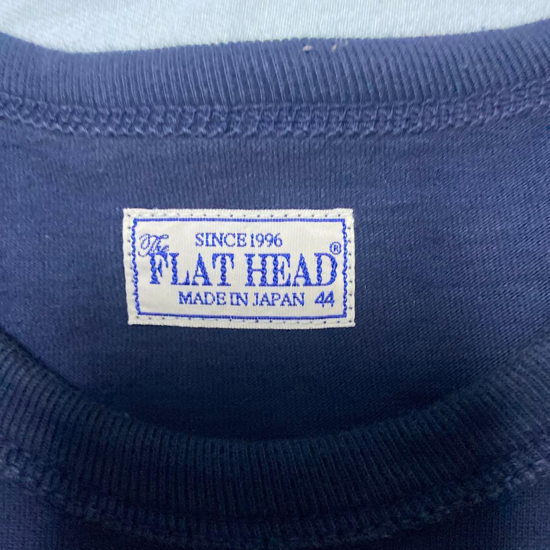 THE FLAT HEAD Tシャツ ネイビー44