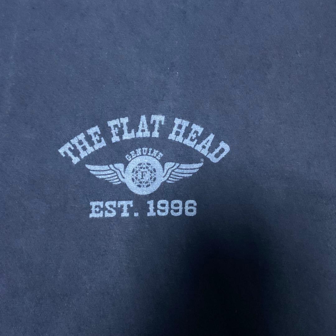 THE FLAT HEAD Tシャツ ネイビー44