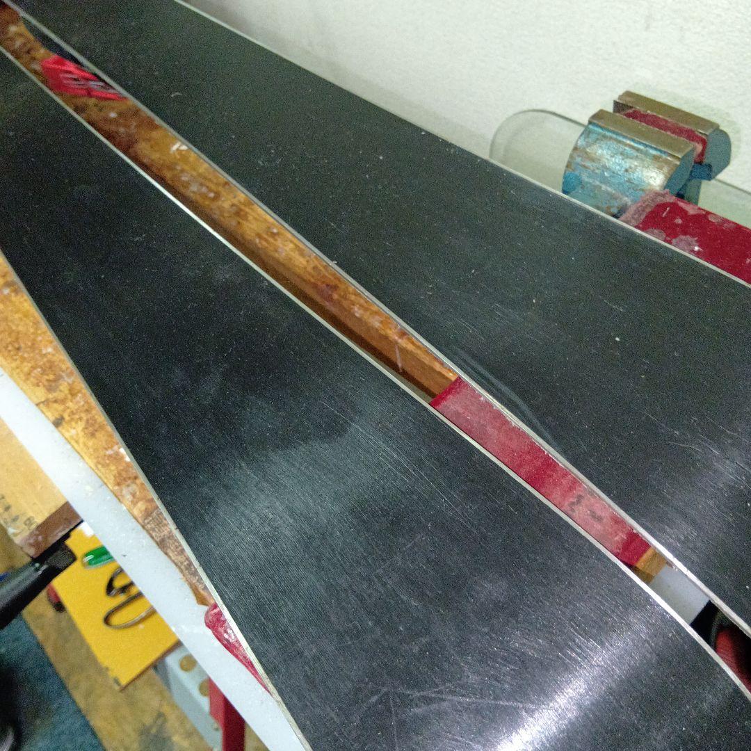 メンテナス済 130cm/ATOMIC スキー 板 靴/ストック付