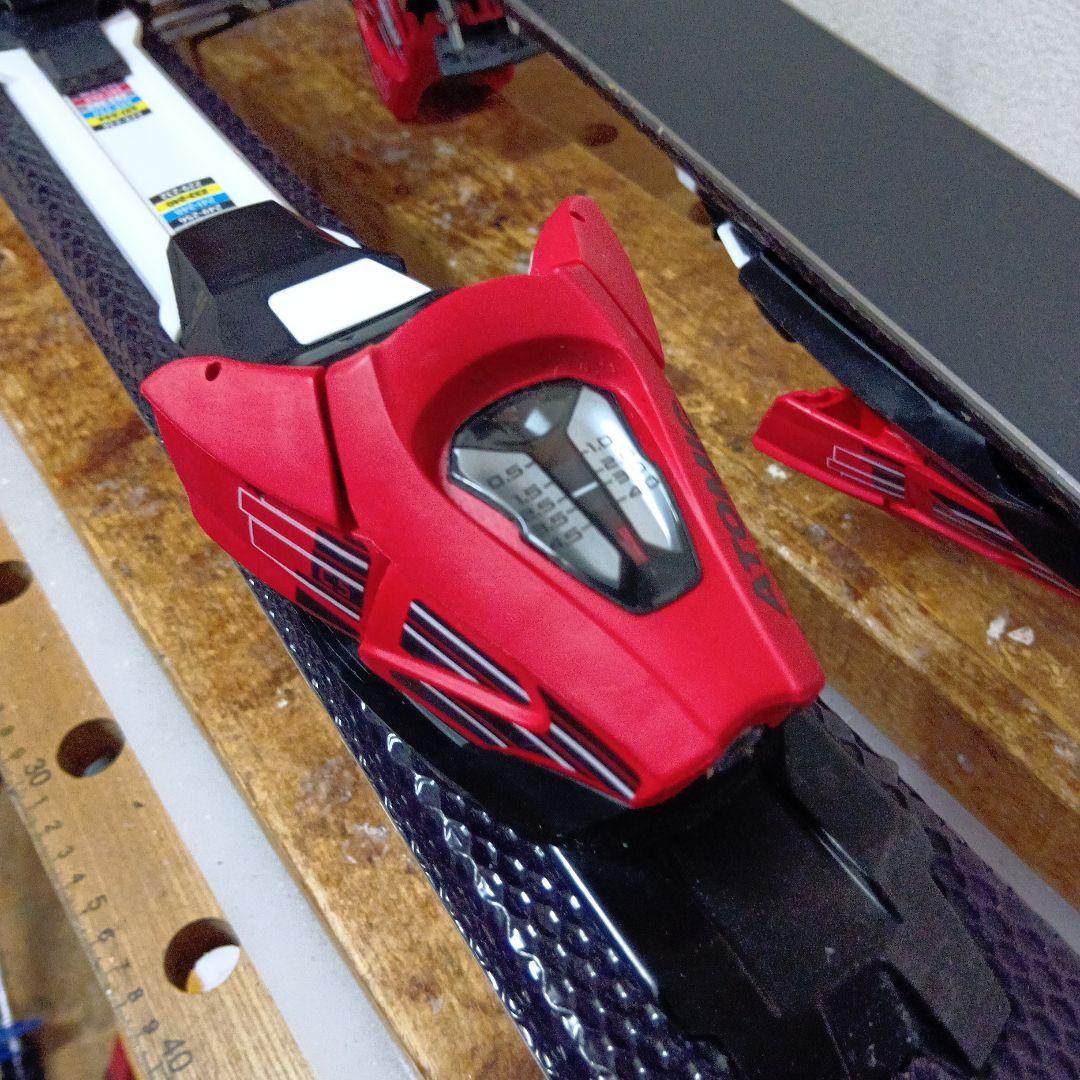 メンテナス済 130cm/ATOMIC スキー 板 靴/ストック付
