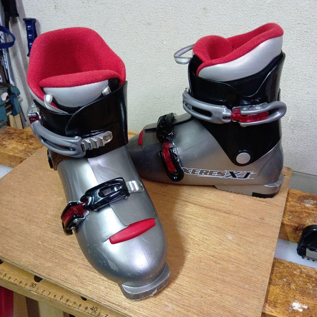 メンテナス済 130cm/ATOMIC スキー 板 靴/ストック付