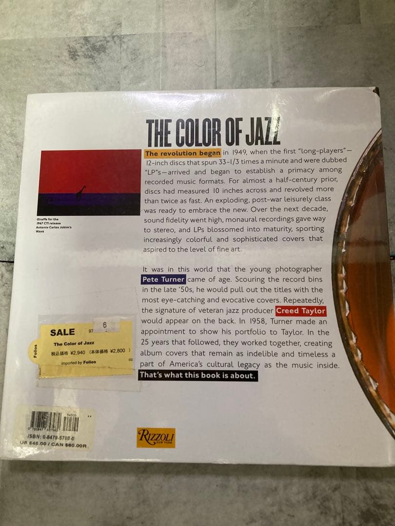 The Color of Jazz 写真集 Pete Turner ジャズ写真集