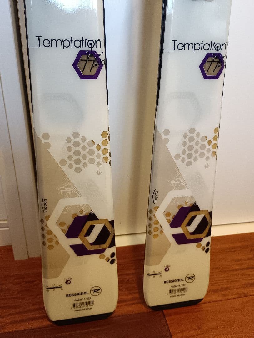 ロシニョール Temptation 77 152cm ビンディング付