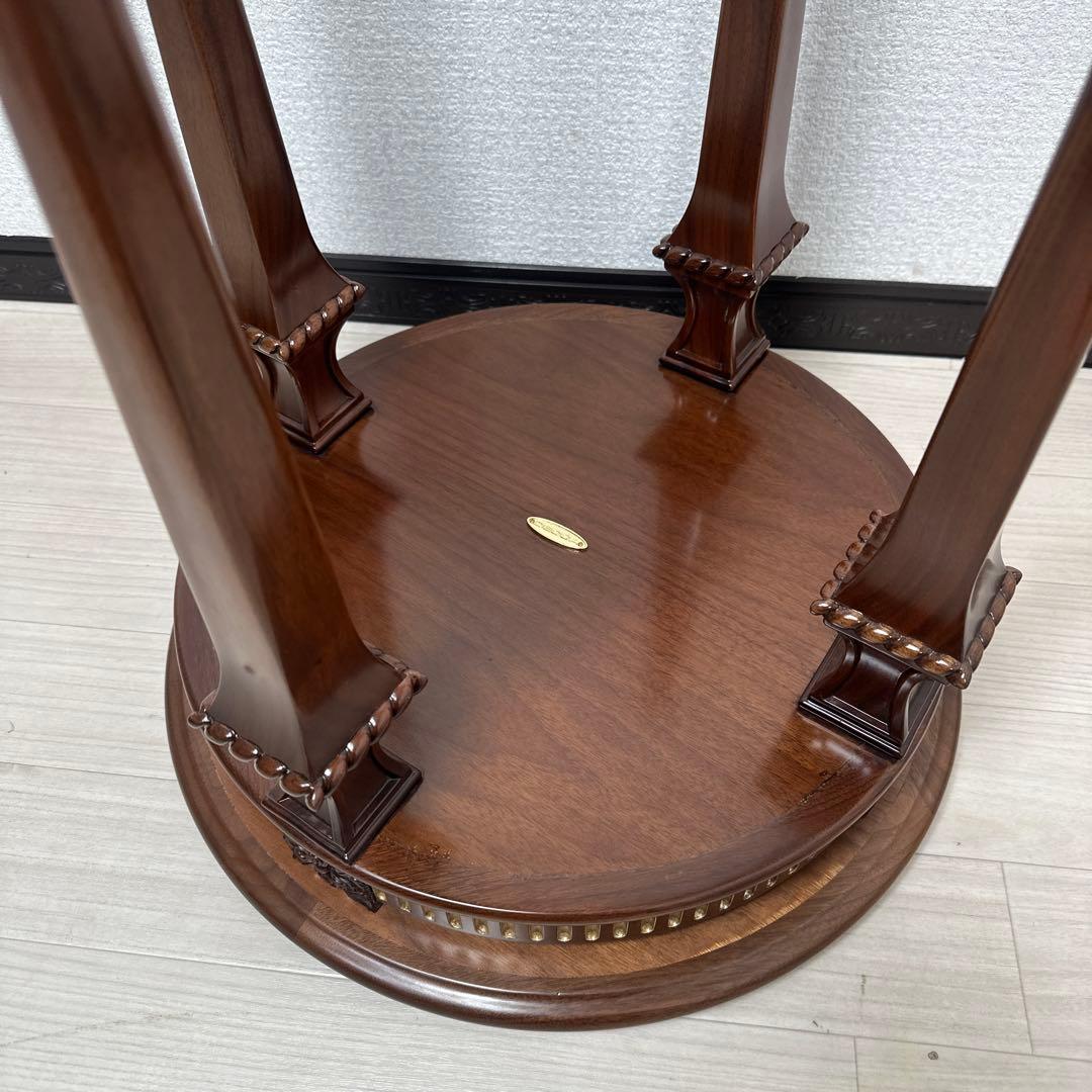 展示品 美品 DECCA デッカ 英国アンティーク調 / サイドテーブル i4※