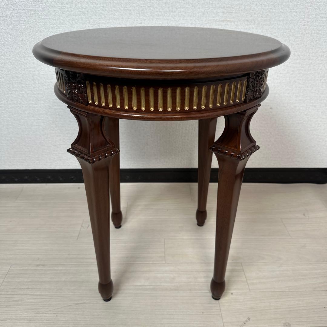 展示品 美品 DECCA デッカ 英国アンティーク調 / サイドテーブル i4※