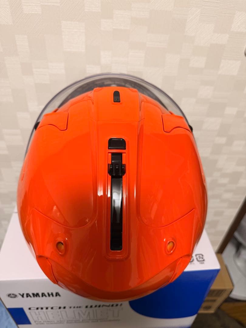 ヤマハ ジェットヘルメット YJ-17 ゼニス Ｍ:ダークオレンジ