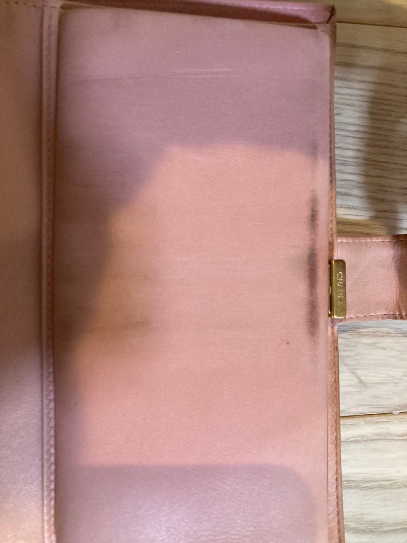 CHANEL シャネル　ピンク 長財布　キャビアスキン