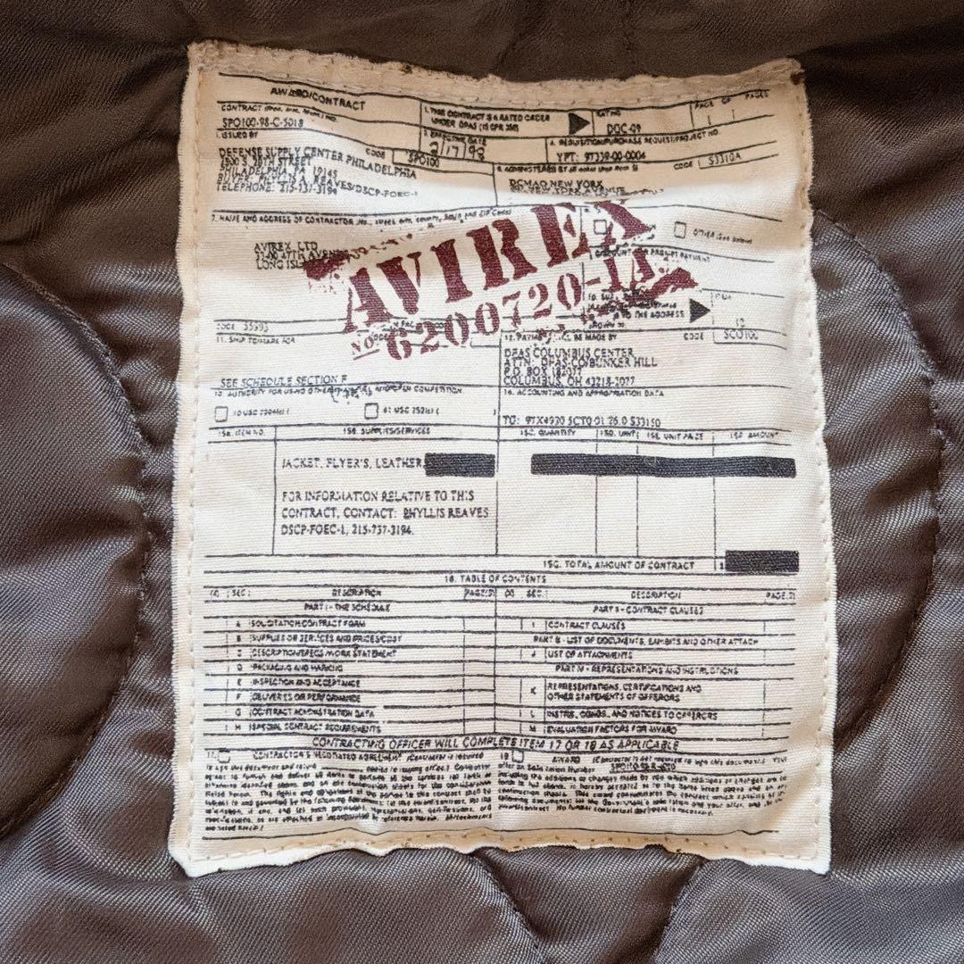 希少モデル✨XLサイズ AVIREX MA-1 フライトジャケット 背面刺繍
