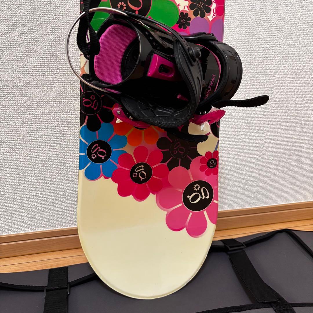 マ*コ様 スノーボード 3点セット 140cm ブーツ25cm レディース HE