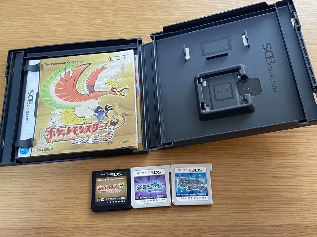 ポケットモンスターハートゴールド＋ウルトラムーン＋アルファサファイア3点セット