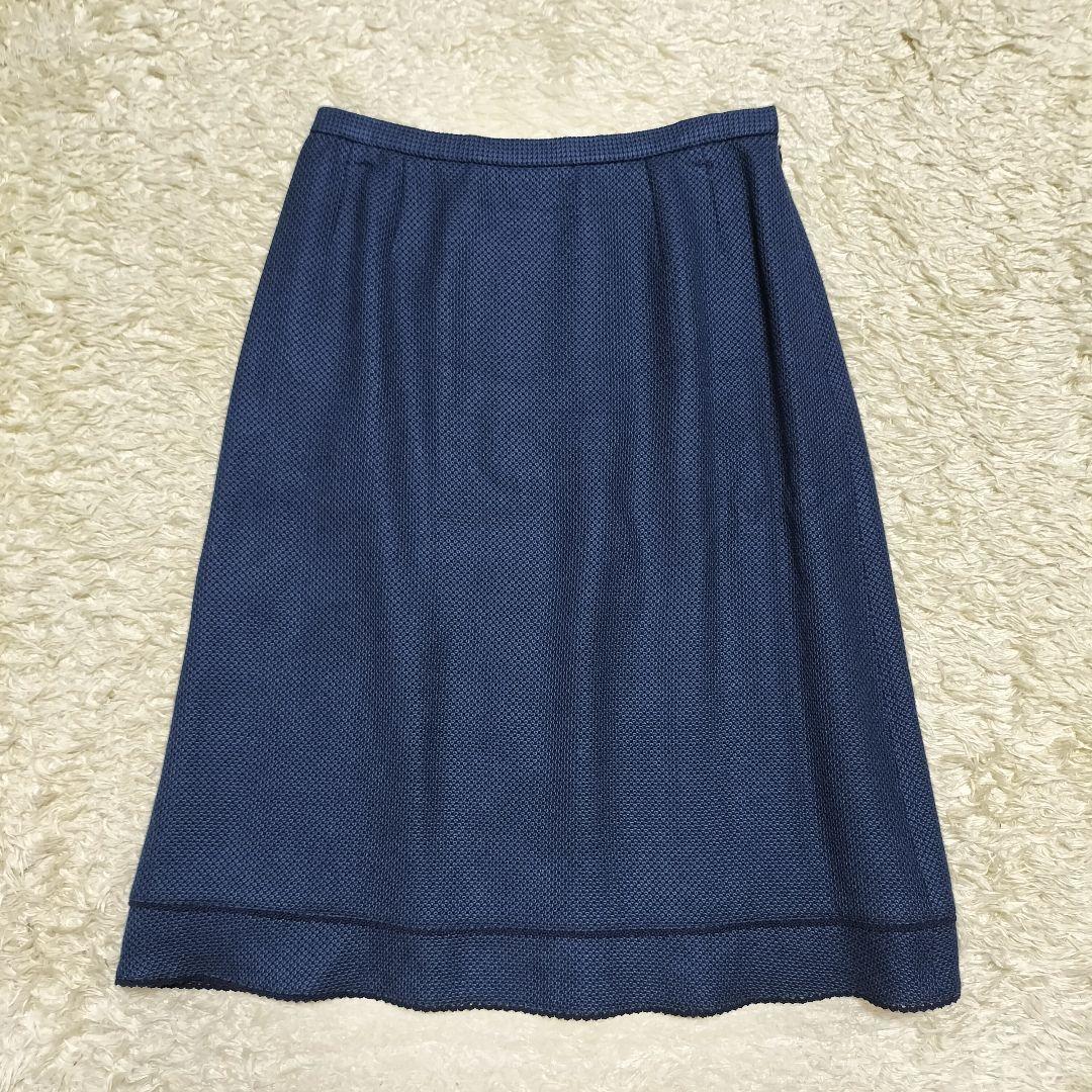 【大きいサイズ】Lelian レリアン フォーマルスーツ シルク混 13号