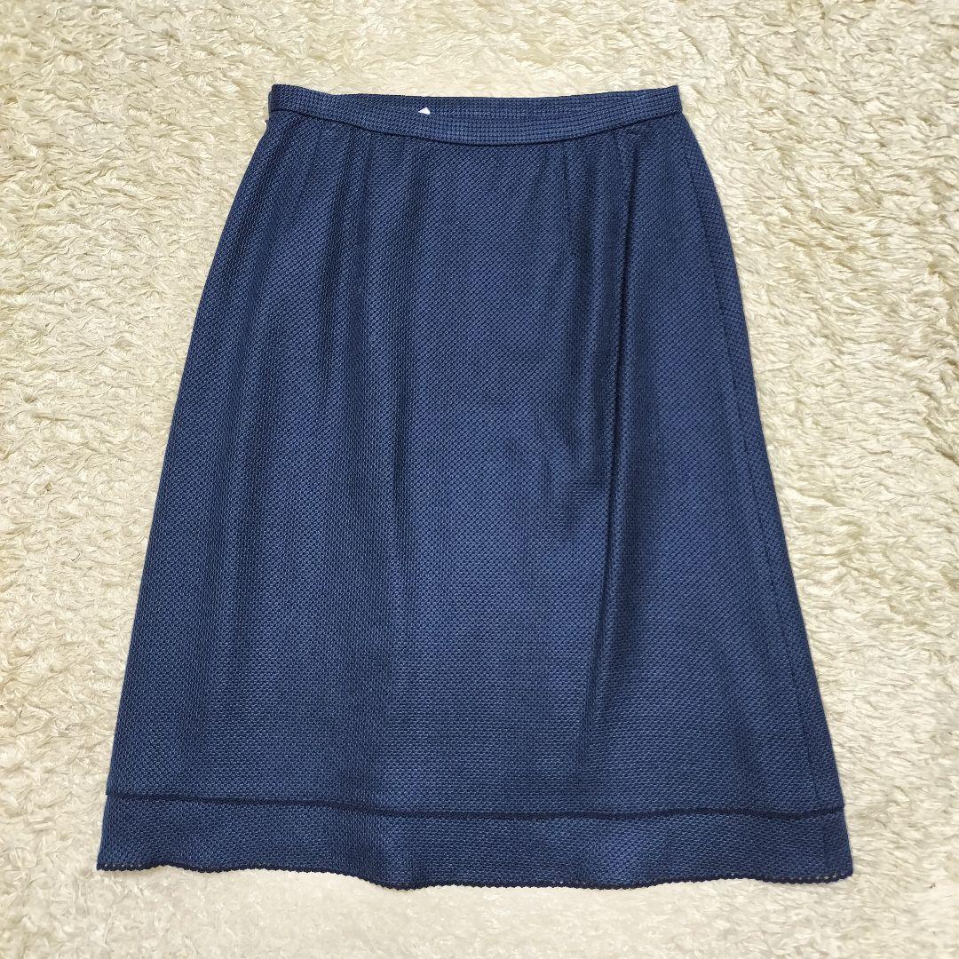 【大きいサイズ】Lelian レリアン フォーマルスーツ シルク混 13号