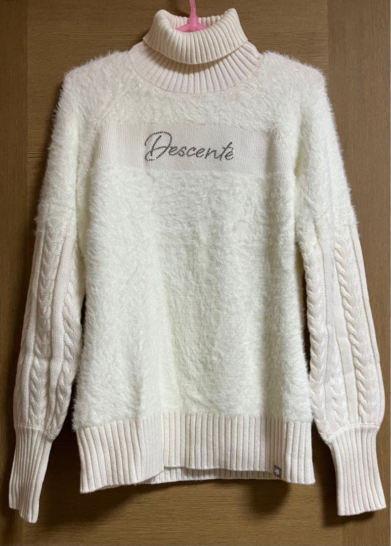 DESCENTE GOLF LUXE ケーブルグラデーションセーター