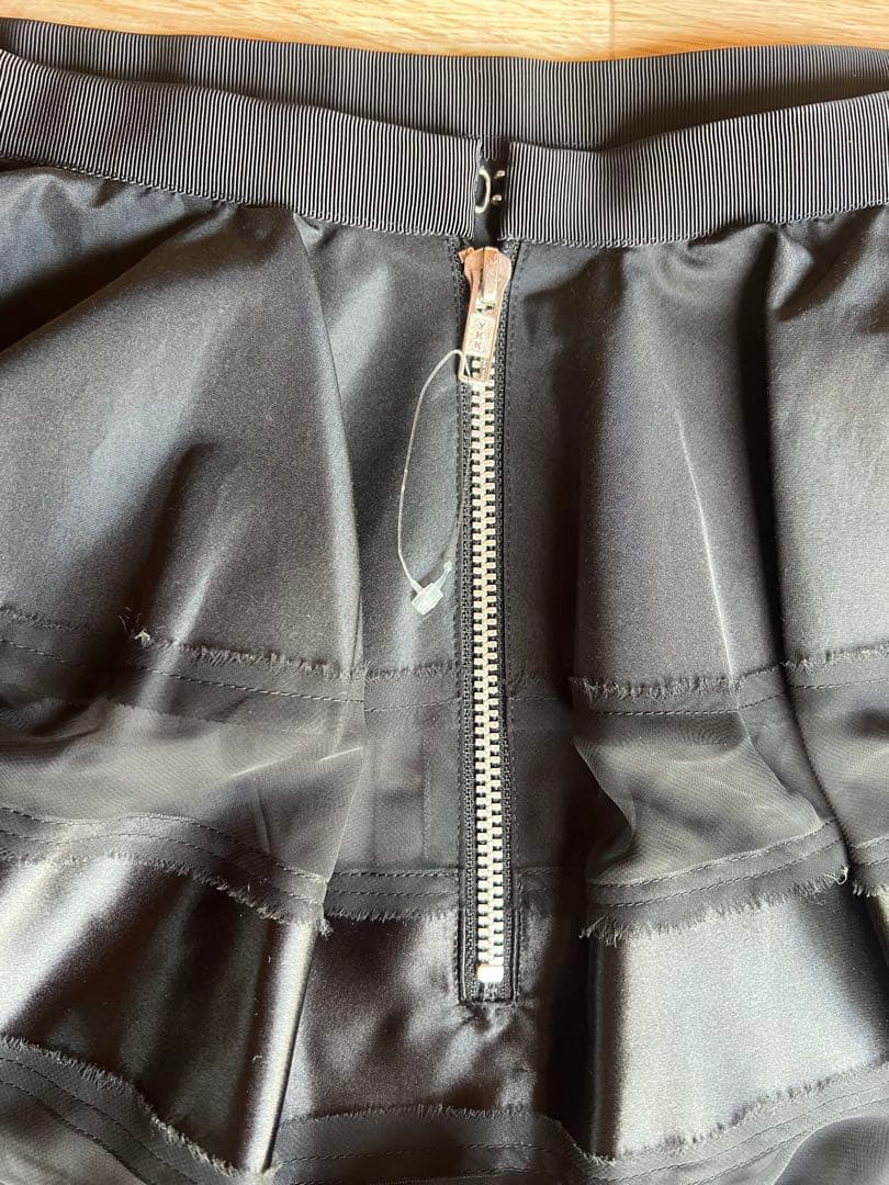 sacai 】サカイ スカート 異素材ミックス 黄色 黒 クリスマスに