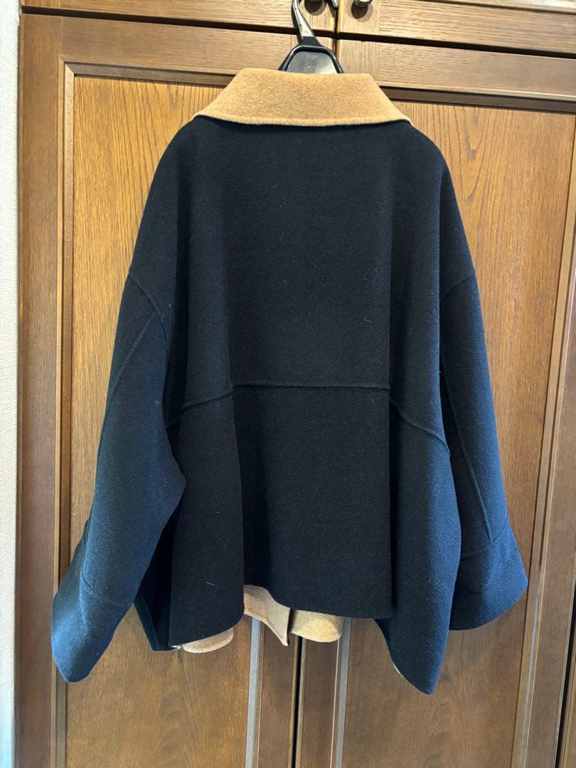 新品未使用 ！タグ付き！SHIPS anyリバースタンドカラーショートコート