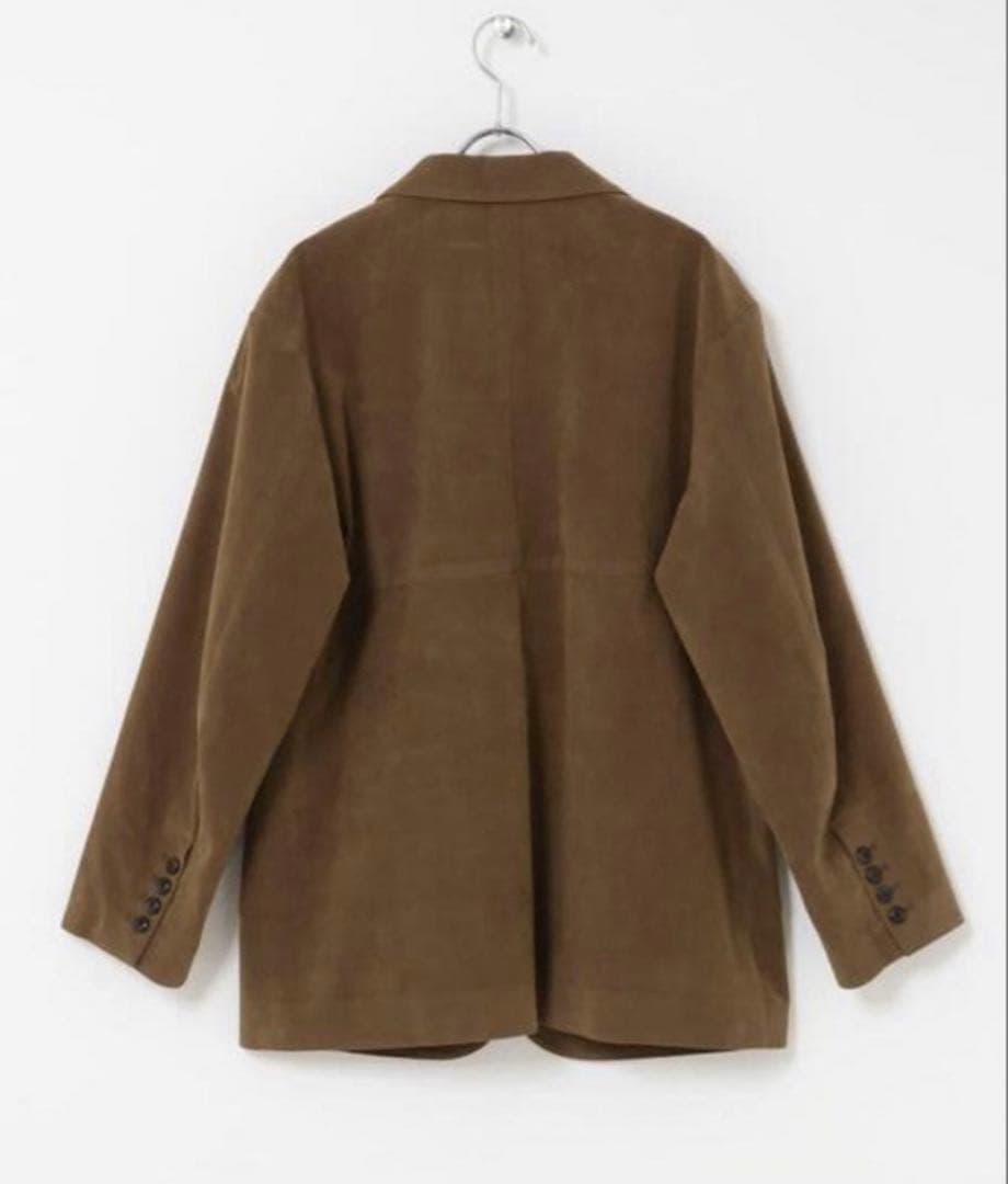 KBF パッチポケットテーラードジャケット キャメル