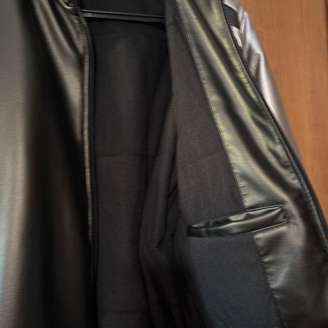 ミズノ 高校野球部 グランドコートジャンパー ブラック＆シルバー 光沢