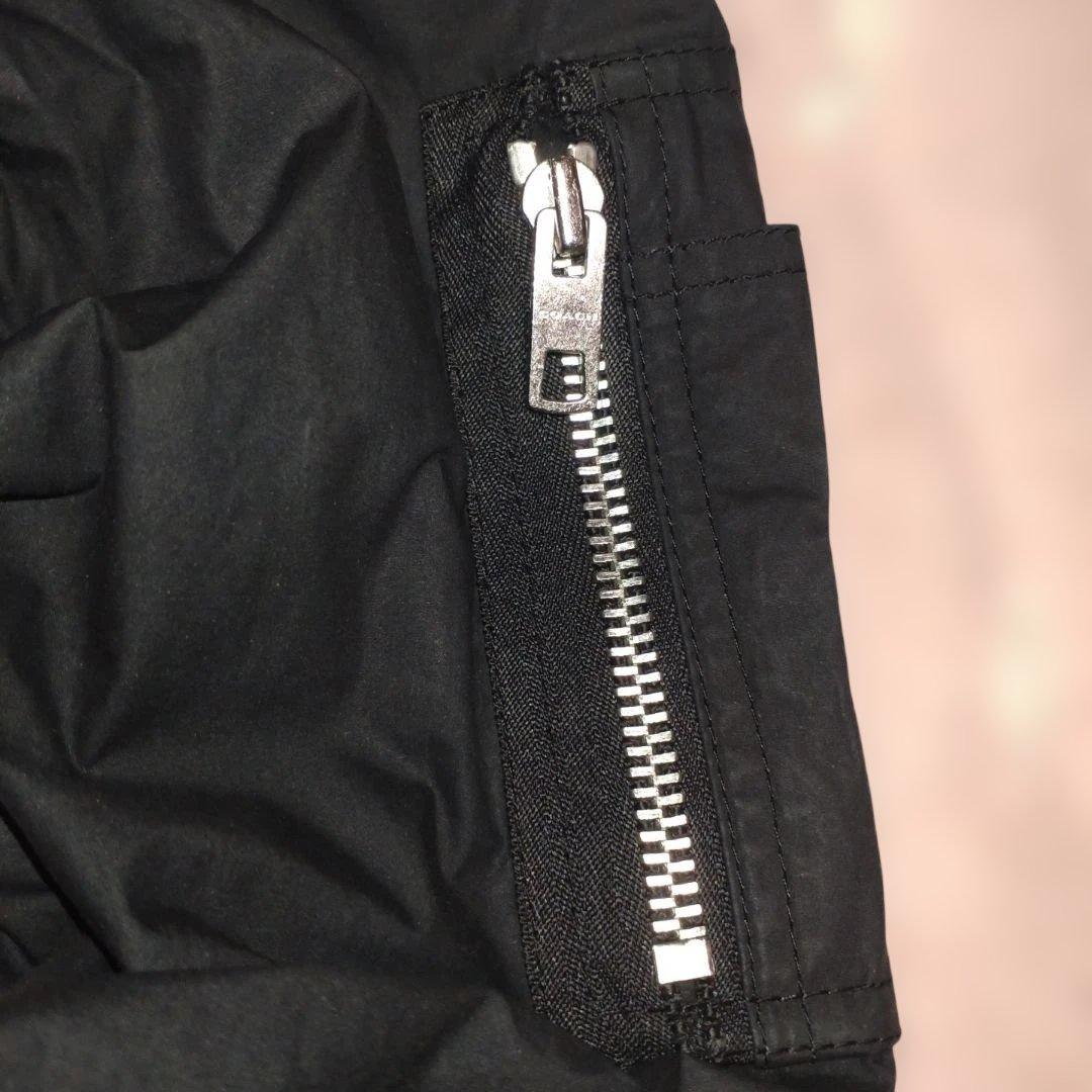 COACH ブラック MA-1ジャケット　Y2K 短丈