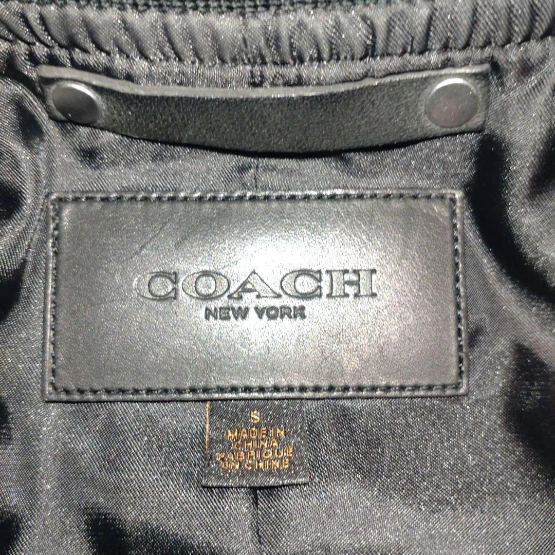 COACH ブラック MA-1ジャケット　Y2K 短丈