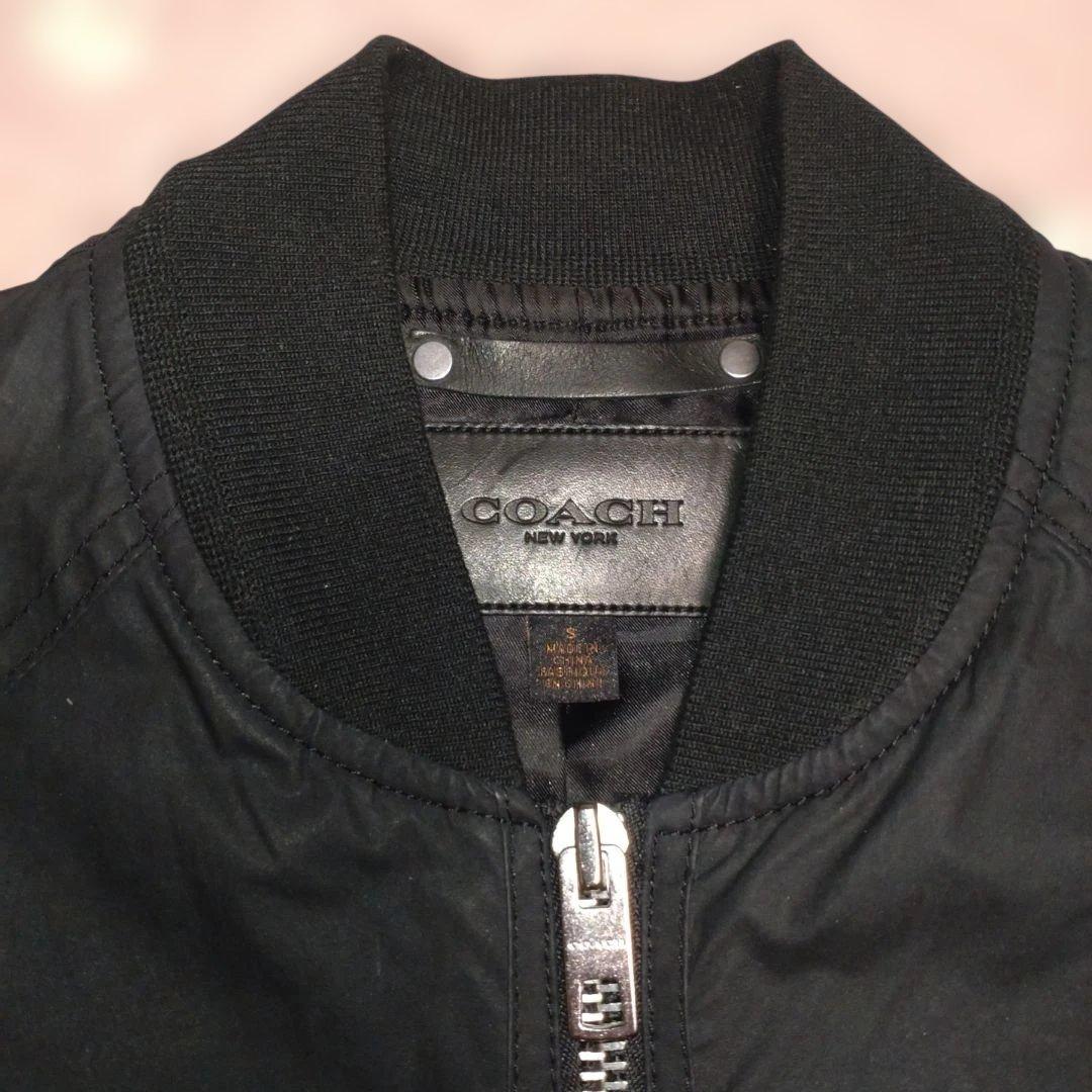 COACH ブラック MA-1ジャケット　Y2K 短丈
