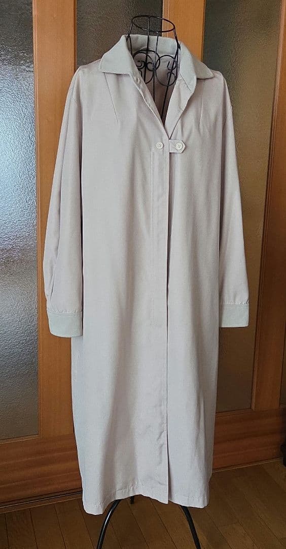 【FUKUZO】ベージュロングコート L サイズ