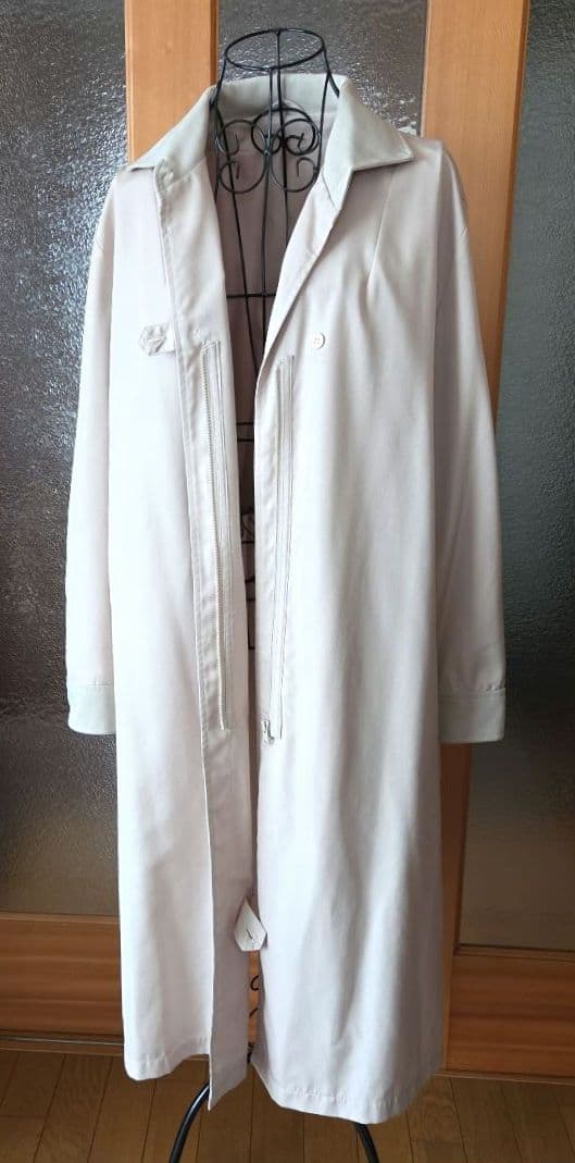 【FUKUZO】ベージュロングコート L サイズ