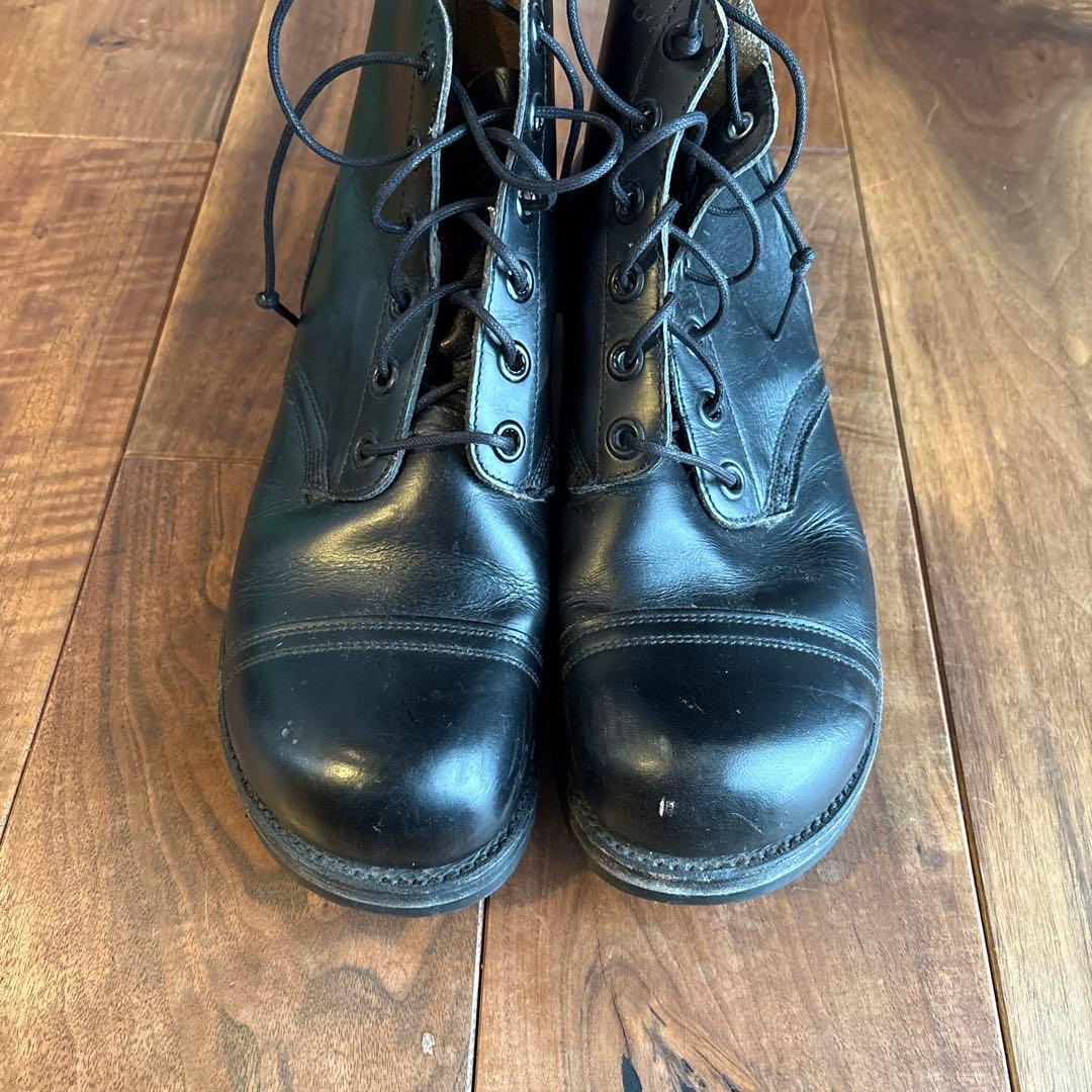 60's 米軍実物キャップトゥブーツ　ブラック81/2