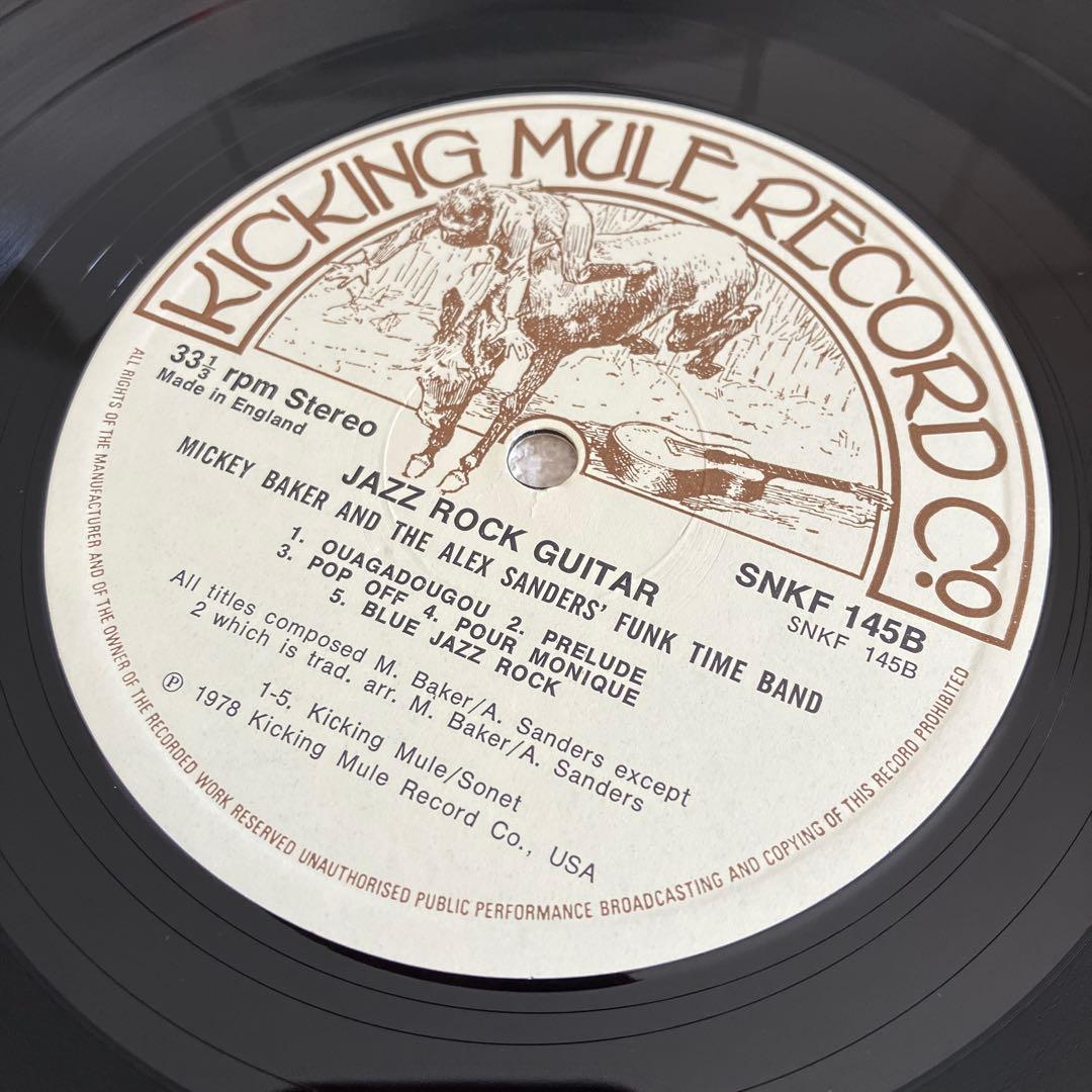 Jazz Rock Guitar Mickey Baker 12㌅レコード