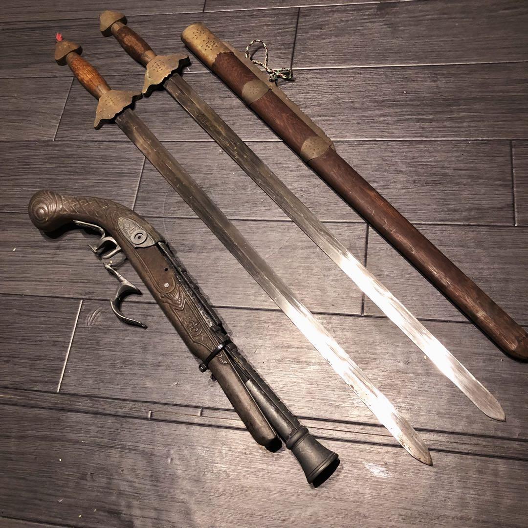 レプリカ 双剣 西洋剣　2本ヴィンテージ アンティーク