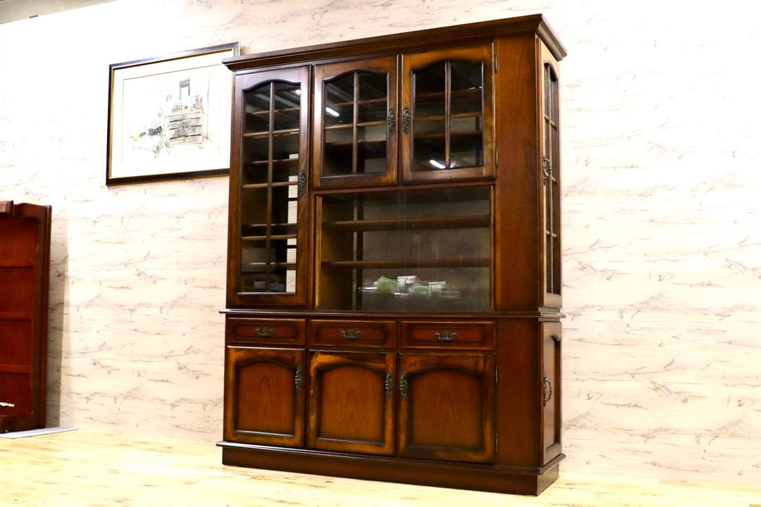 GMIH165○karimoku / カリモク 両面キャビネット 食器棚 リビン