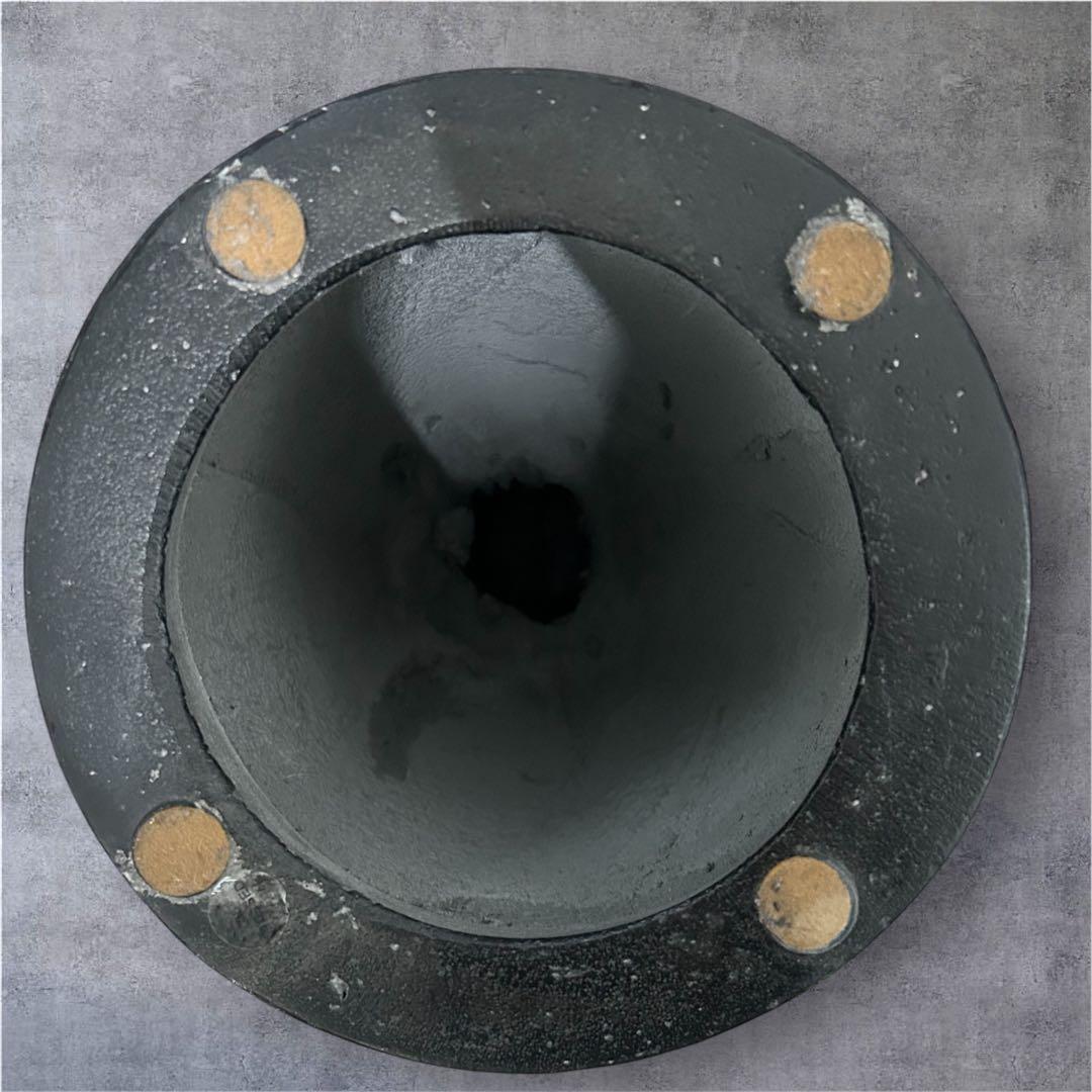 サイドテーブル　コンクリート製　ブラック①