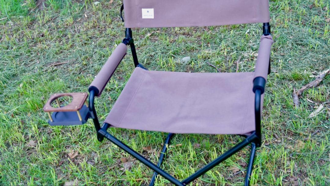 ウォールナット×真鍮 ドリンクホルダー（スノーピークFDチェア専用）