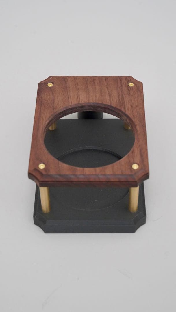 ウォールナット×真鍮 ドリンクホルダー（スノーピークFDチェア専用）