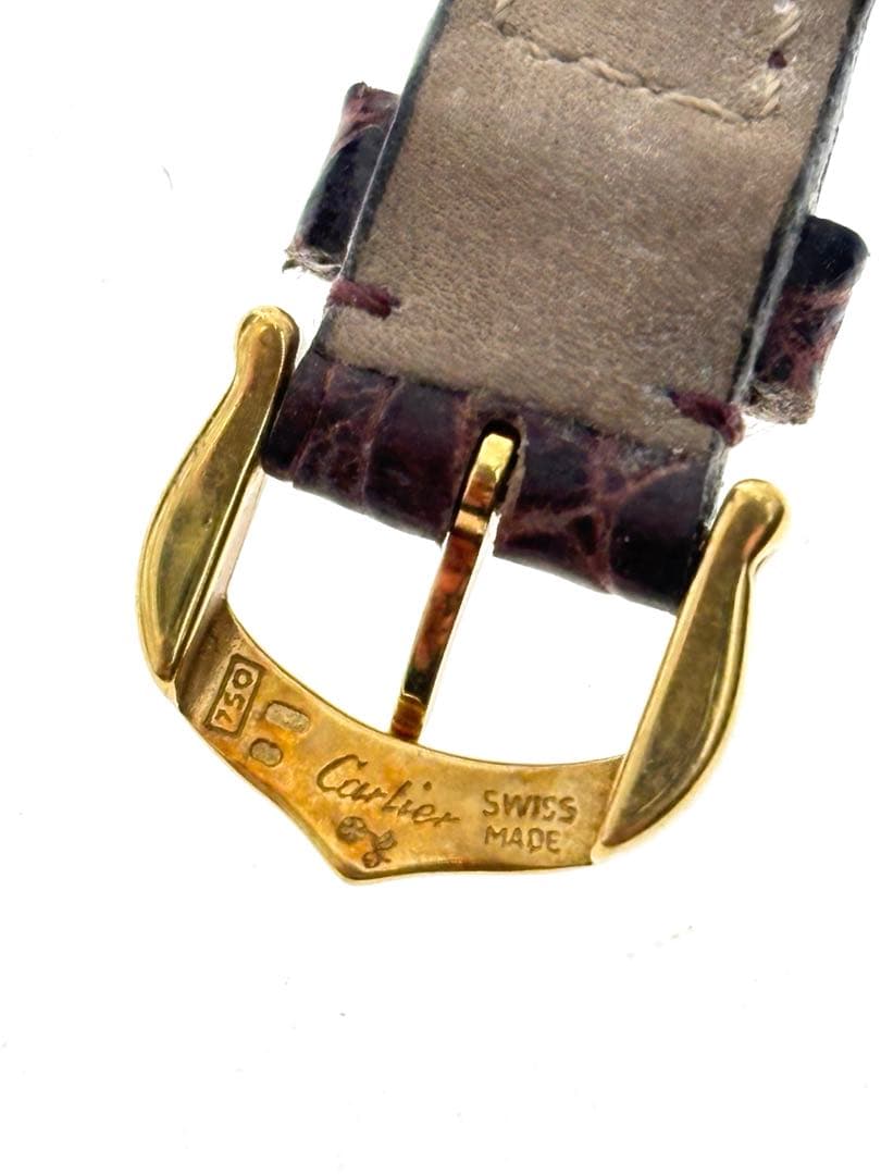 G*i様 17273 Cartier マスト　コリゼ　18K 電池交換済み　稼働