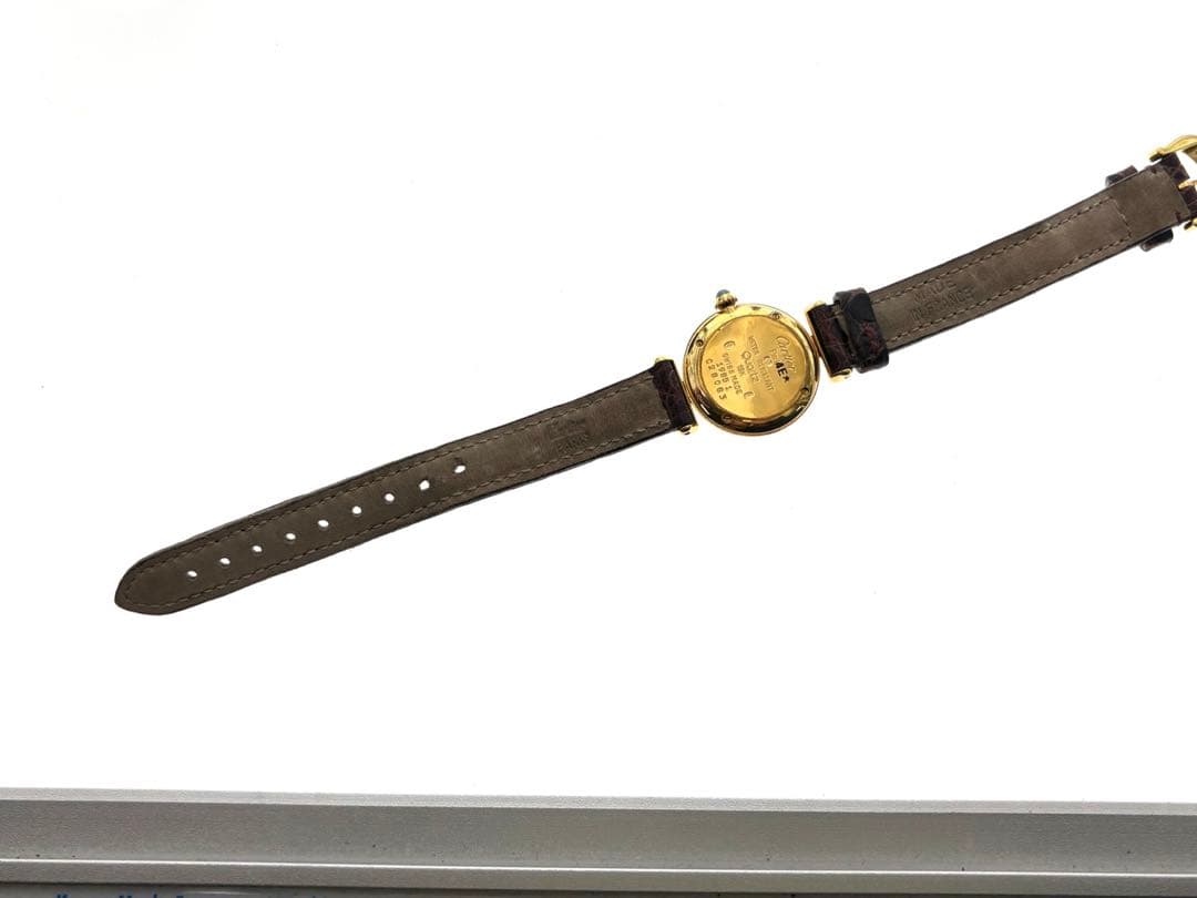 G*i様 17273 Cartier マスト　コリゼ　18K 電池交換済み　稼働