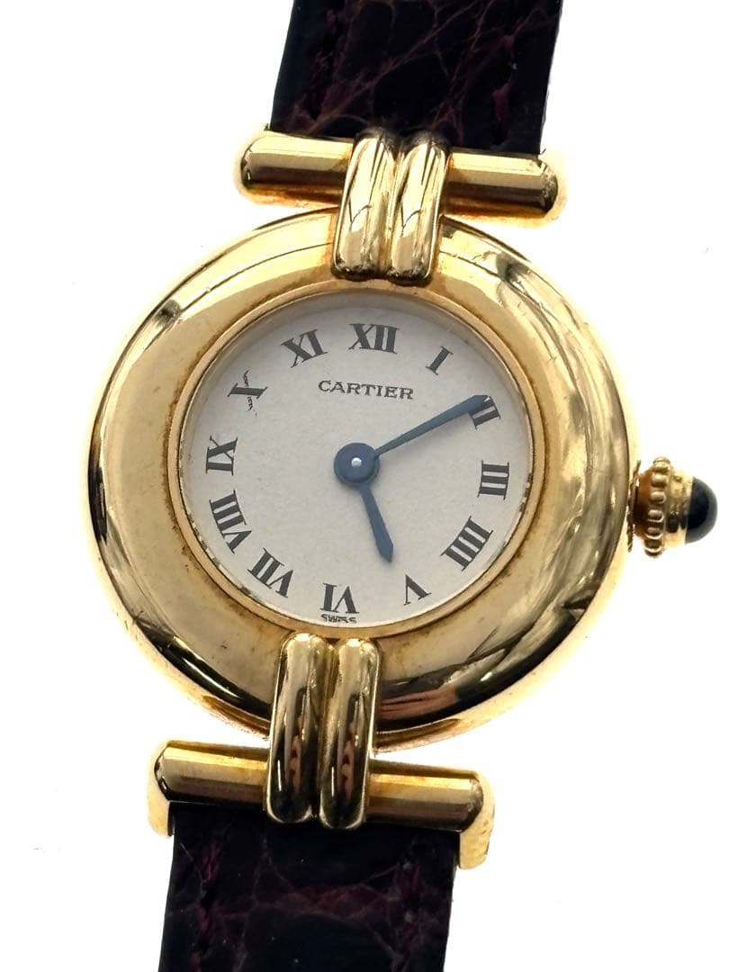 G*i様 17273 Cartier マスト　コリゼ　18K 電池交換済み　稼働