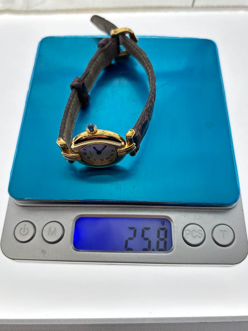 G*i様 17273 Cartier マスト　コリゼ　18K 電池交換済み　稼働