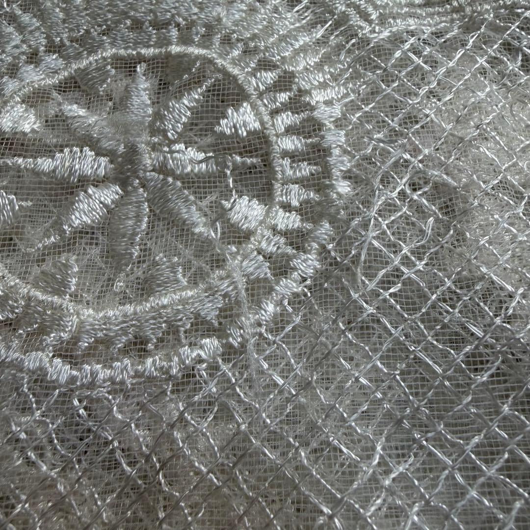 NE Quittez PAS 刺繍入りホワイトノースリーブワンピース【1232】