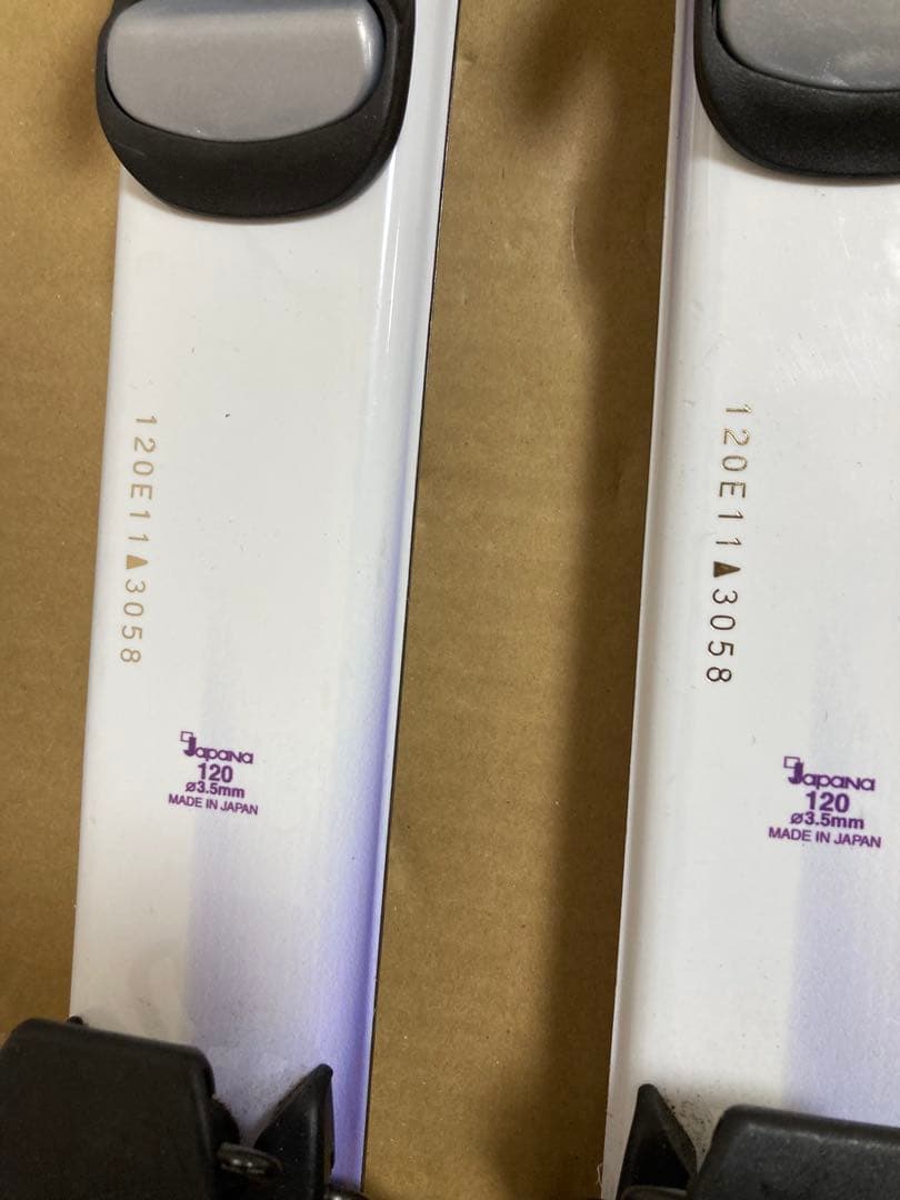 KAZAMAキッズ用スキー板120cmブーツ22cmストック90cm セット