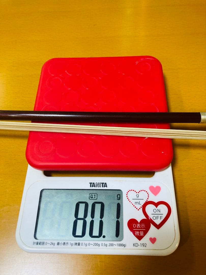 【深い音色】アルシェ　チェロ弓　ARCHET 80.1g 美品　4/4