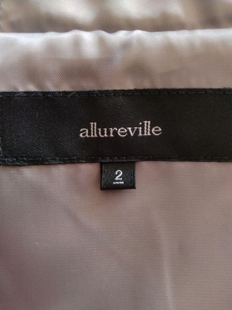 新品タグ付き【アルアバイル】フェイクミンクファーフーディーブルゾン