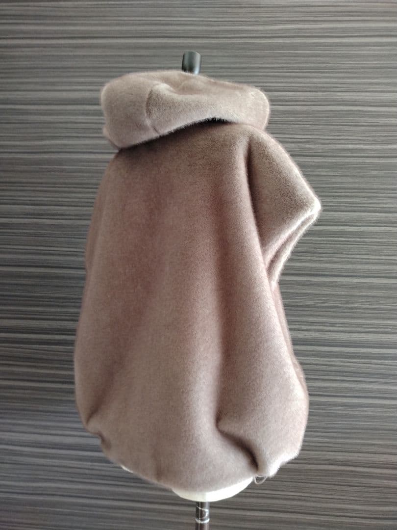 新品タグ付き【アルアバイル】フェイクミンクファーフーディーブルゾン