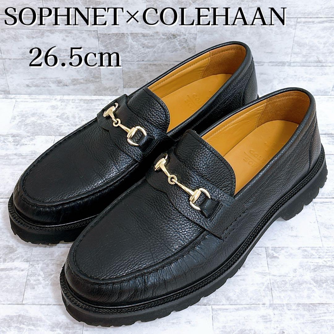 美品✨SOPHINET × COLEHAAN ビットローファー 26.5cm 黒