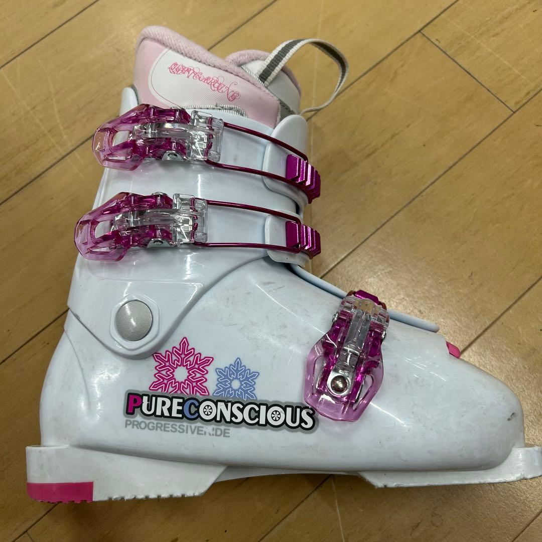 売約済み　スキーフルセット ピュアコンシャス　　130cm ブーツ　24cm