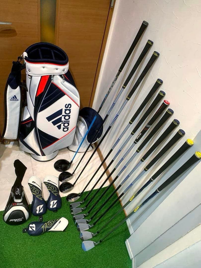 豪華　良品　ゴルフクラブ　本格セット　ブリヂストン　ツアーB JGR アディダス