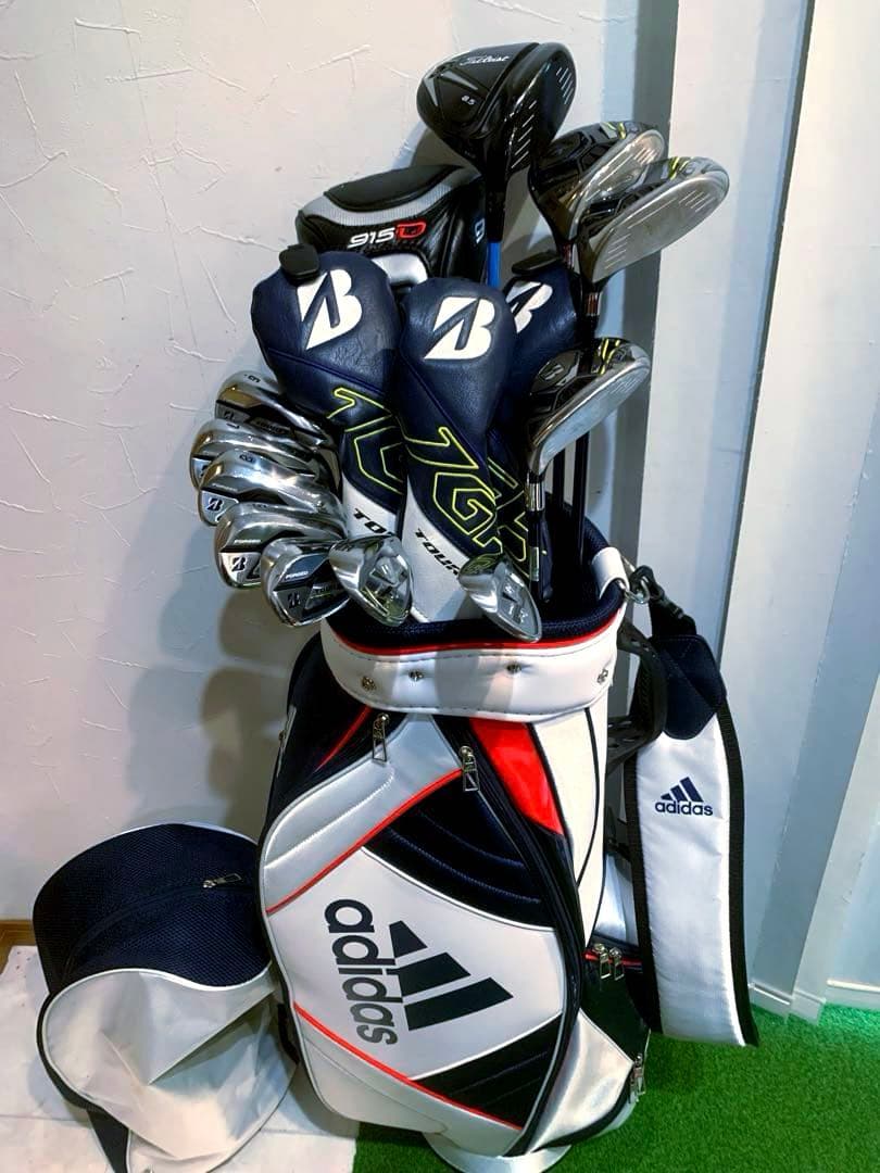 豪華　良品　ゴルフクラブ　本格セット　ブリヂストン　ツアーB JGR アディダス